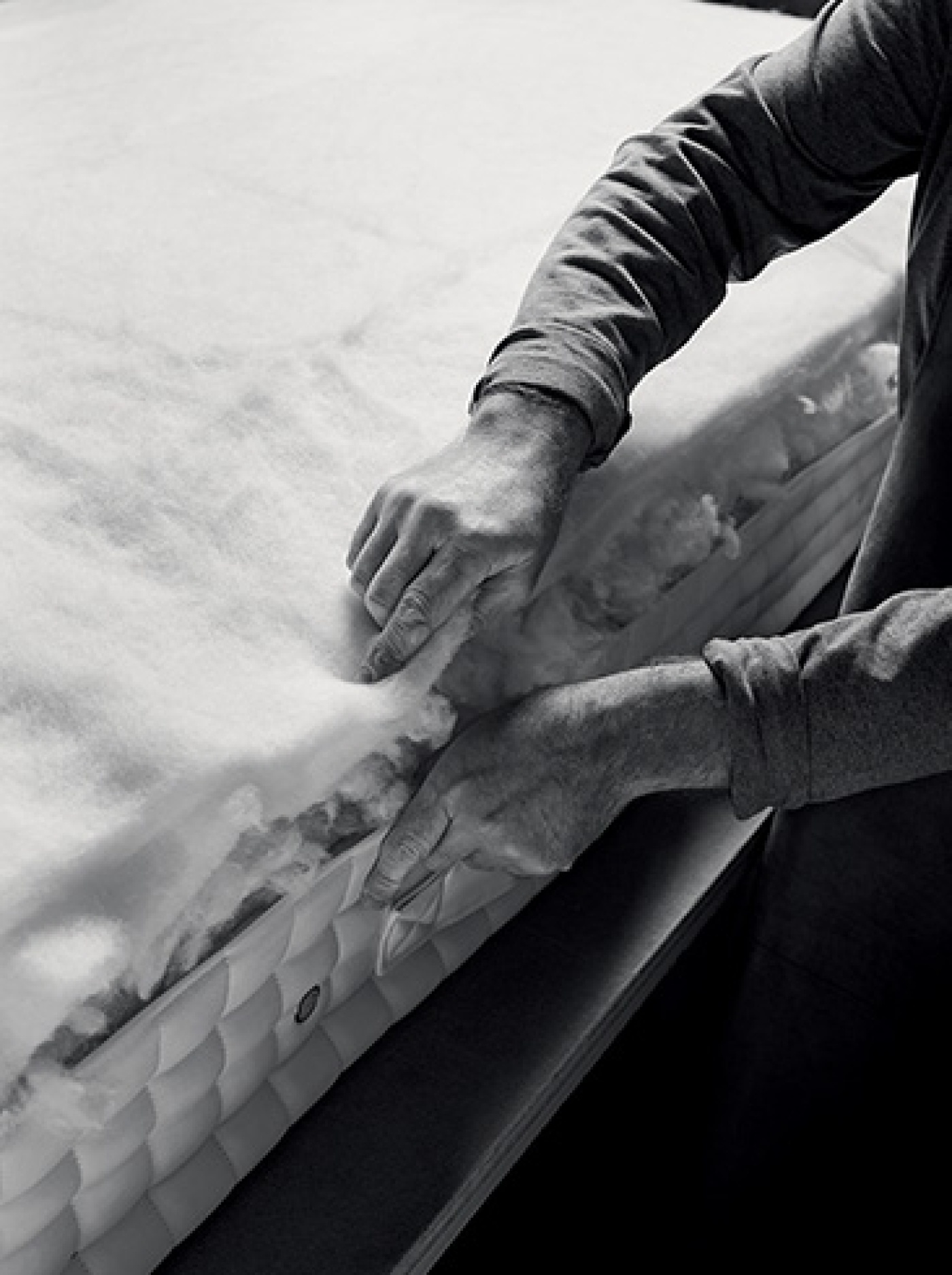 Vispring beds are handmade Vispring beds are handmade